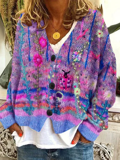 Cardigan Femme Très Doux en Molleton