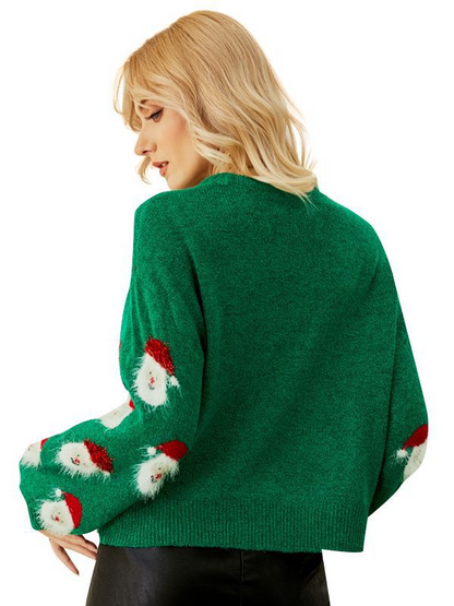 Pull Femme Col Rond Chaud et Élégant - PanierRoyale