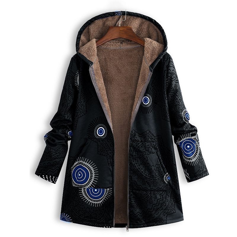 Veste Femme Imprimée Manches Longues Élégante