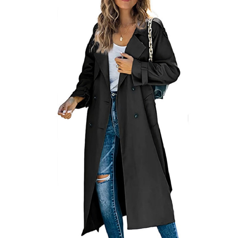 Manteau Trench Féminin Élégant pour Femme
