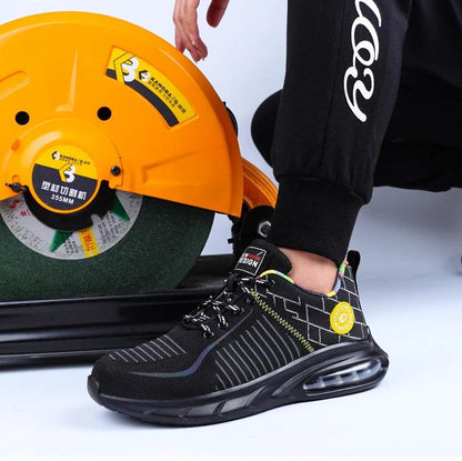 Bottines de sécurité légères avec semelle caoutchouc renforcée - PanierRoyale