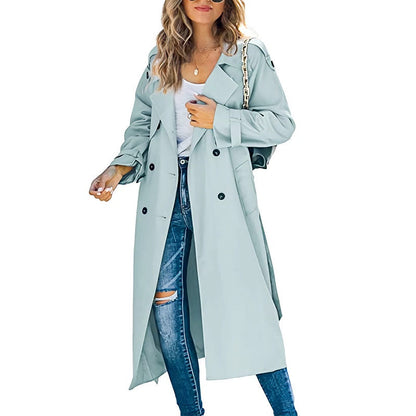 Manteau Trench Féminin Élégant pour Femme