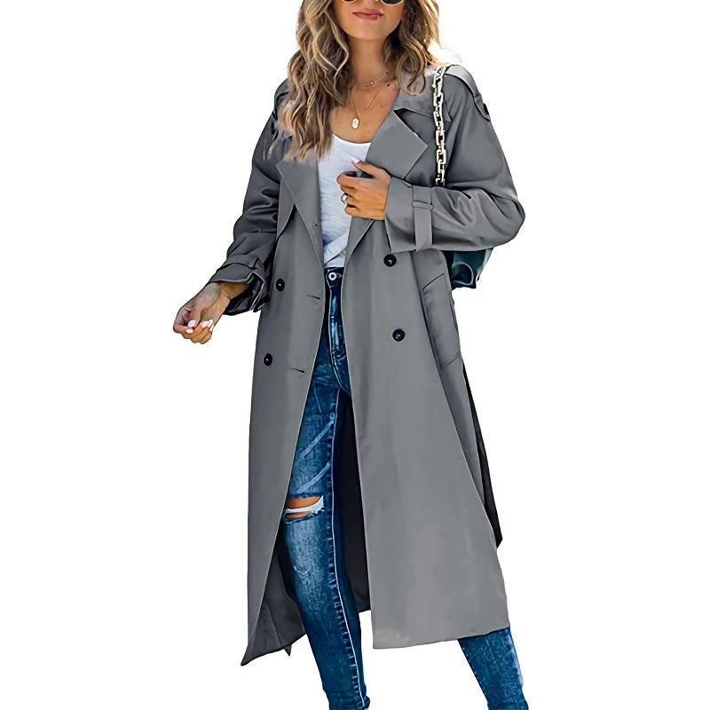 Manteau Trench Féminin Élégant pour Femme