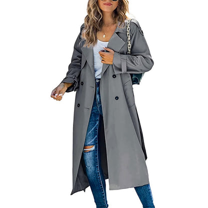 Manteau Trench Féminin Élégant pour Femme