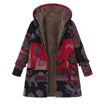 Veste Femme Imprimée Manches Longues Élégante