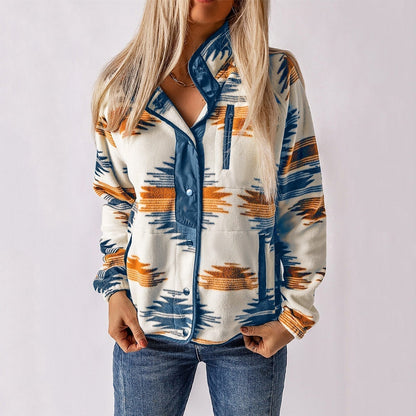 Veste Femme Polaire Tissu Doux Coupe Casual Manches Longues - PanierRoyale
