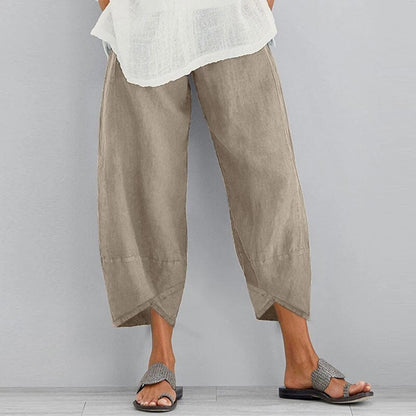 Pantalon Femme Floral Élégant - PanierRoyale
