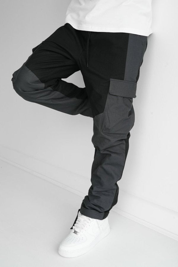 Pantalon Chino Cargo Homme noir