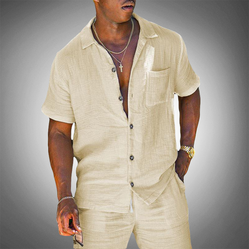 Costume Homme Lin 2 Pièces Élégant et Confortable