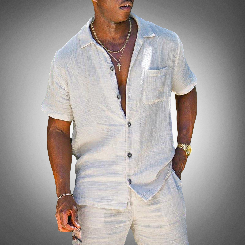 Costume Homme Lin 2 Pièces Élégant et Confortable