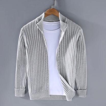 Cardigan Homme Laine Mélangée Chaud et Confortable - PanierRoyale