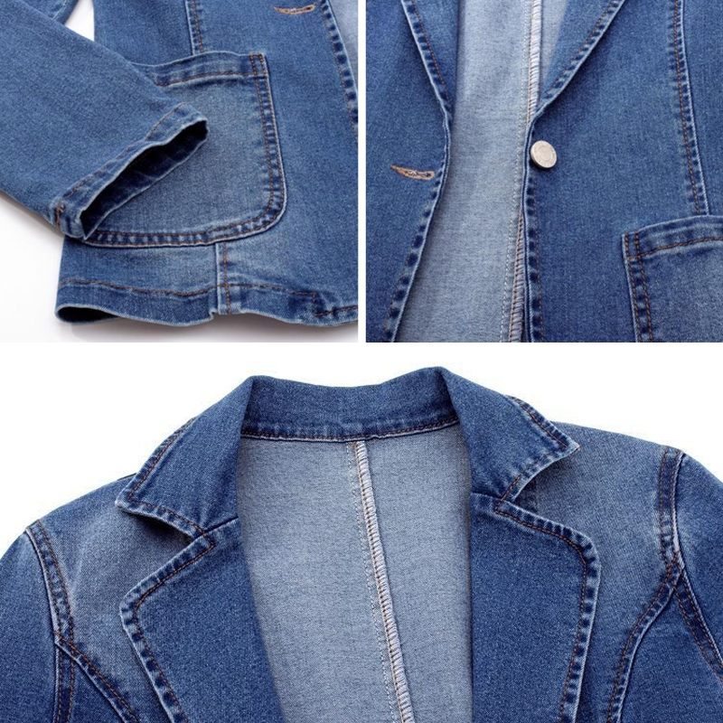 Blazer En Jean Pour Femme | Avec Poche