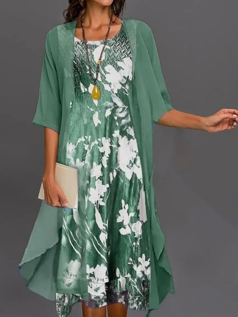 Robe Été Fleurs Colorées et Légère pour Femme - PanierRoyale