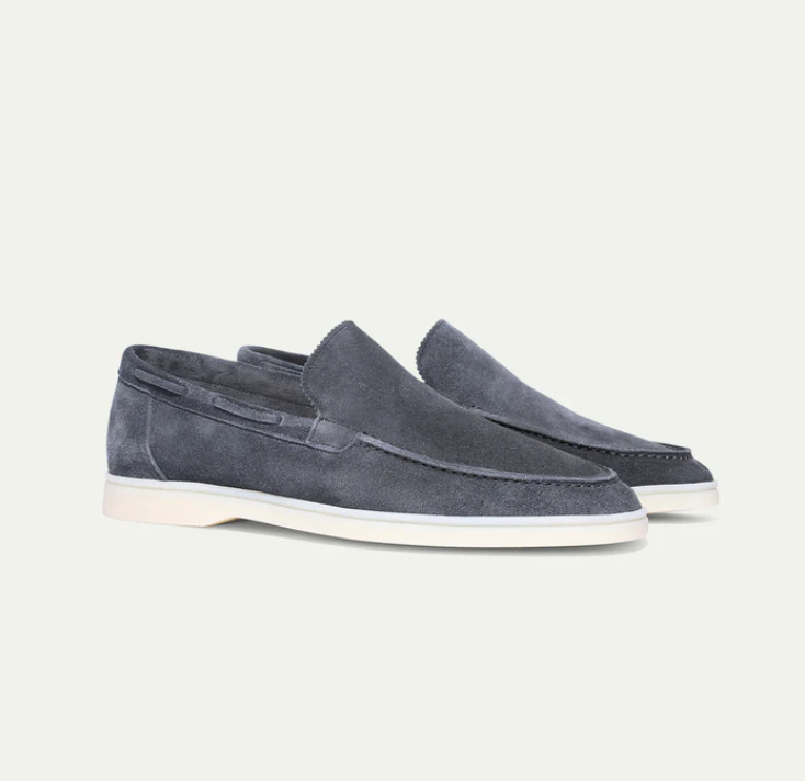 Chaussures Homme Cuir Gris Élégantes et Confortables