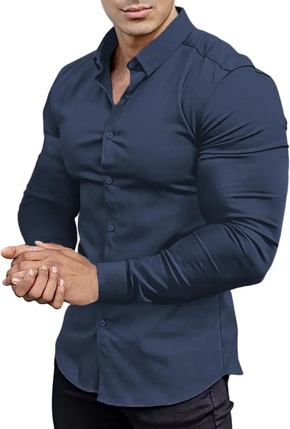 Chemise Homme Taille Slim Modèle Business