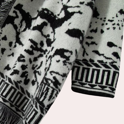 LACINDA - Cardigan Tricoté Luxe pour Femmes