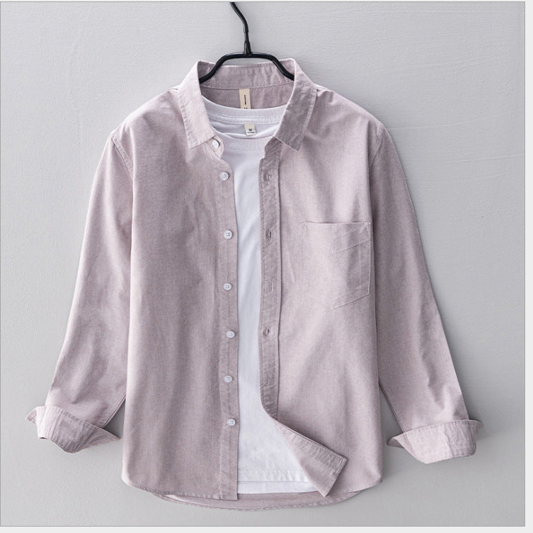 Chemise Homme Oxford en Coton Respirant