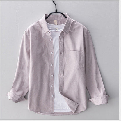 Chemise Homme Oxford en Coton Respirant
