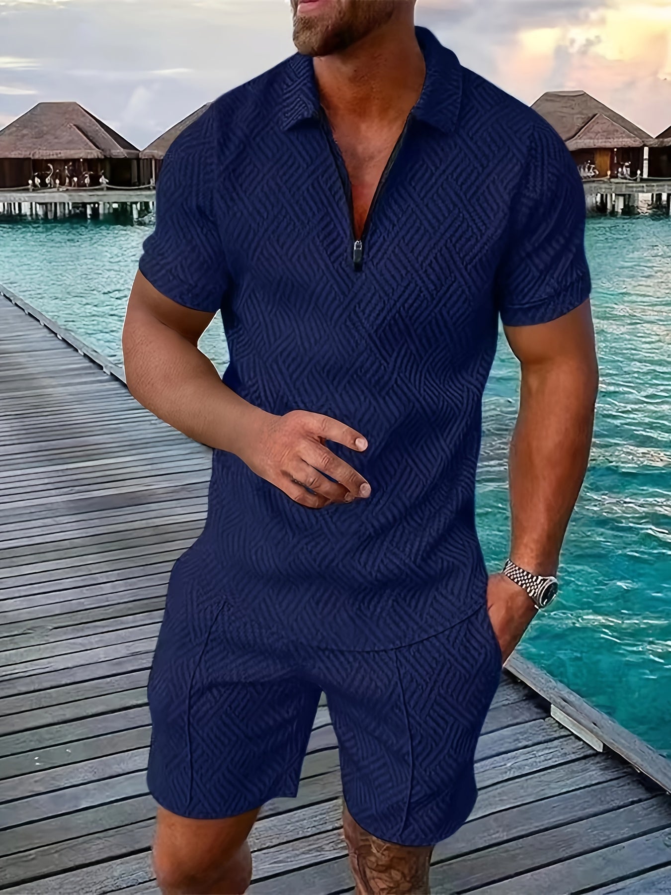 Ensemble Homme Été Léger - Short et Haut Décontractés