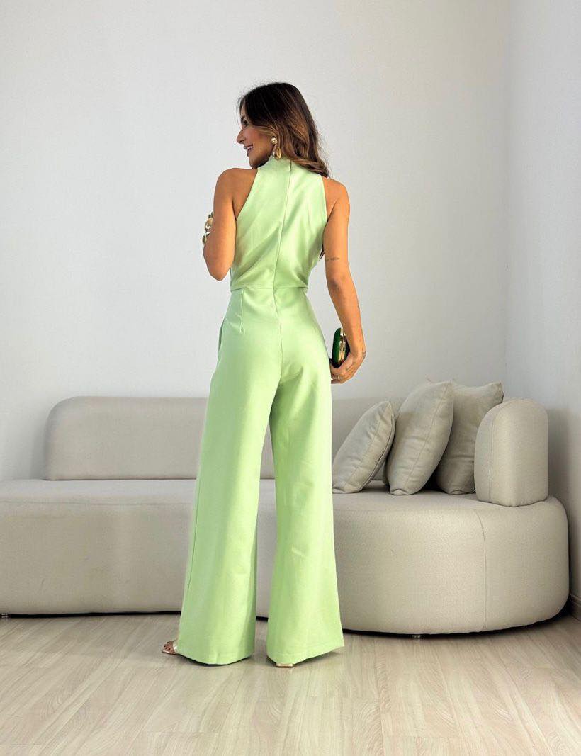 Combinaison Femme Fluide Taille Marquée Coupe Élégante