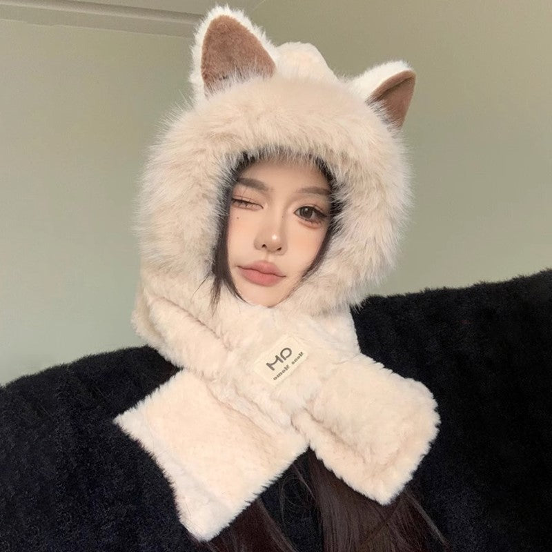 Écharpe et Cagoule Hiver Réversible pour Femme et Enfant - PanierRoyale
