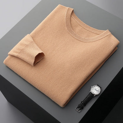 Pull Ras Du Cou Décontracté En Cachemire Pour Homme | Hiver