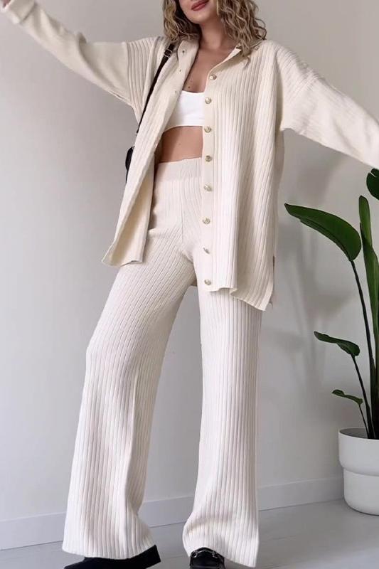 Ensemble Détente Chemise Classique et Pantalon Comfort