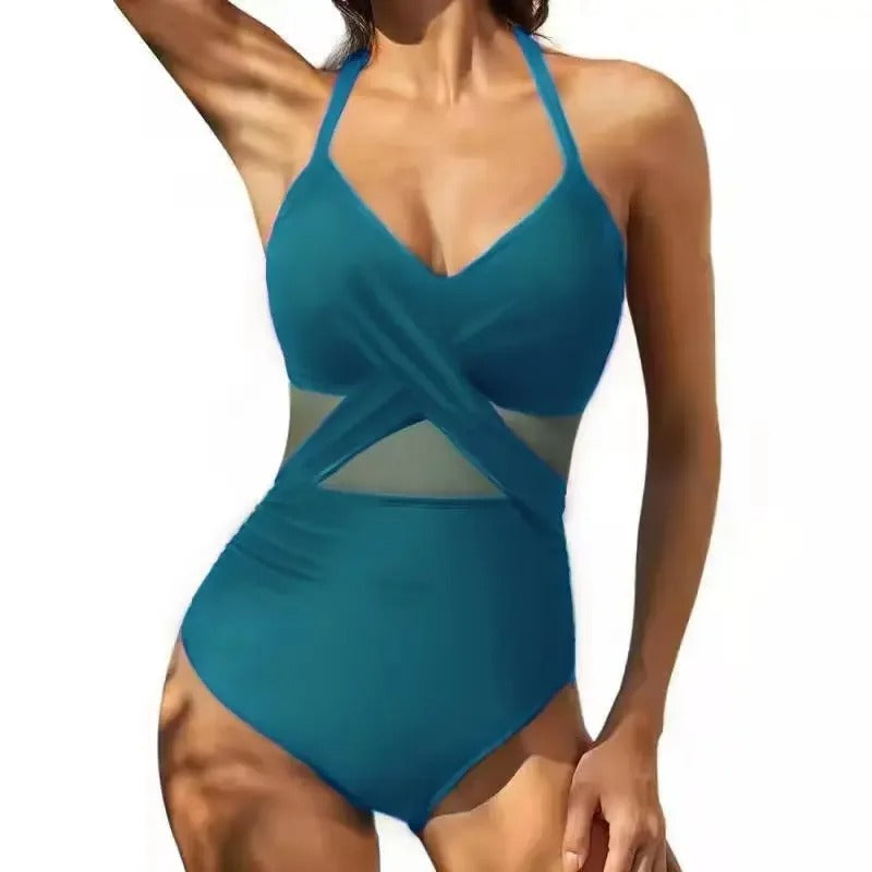 Maillot de Bain Femme Décolleté Plongeant