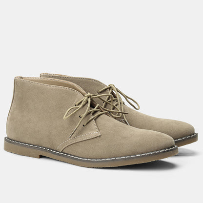 Bottes de randonnée homme style rétro en cuir