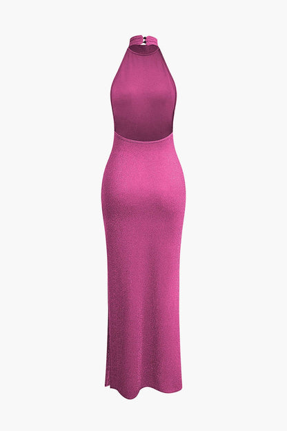 Robe de Soirée Équipée Dos Nu Glamour