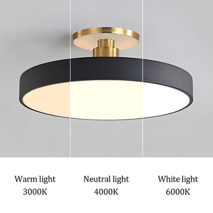 Lampe Plafond LED Or Moderne Élégante