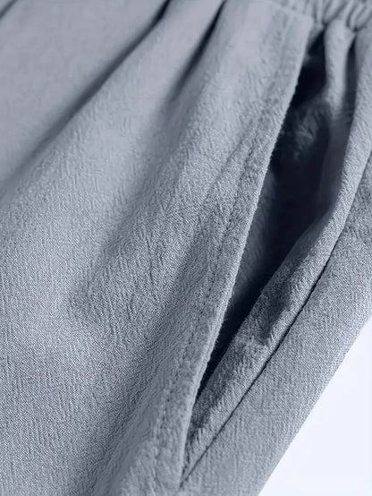Shorts Homme Décontractés Été avec Cordelière et Tissu Doux
