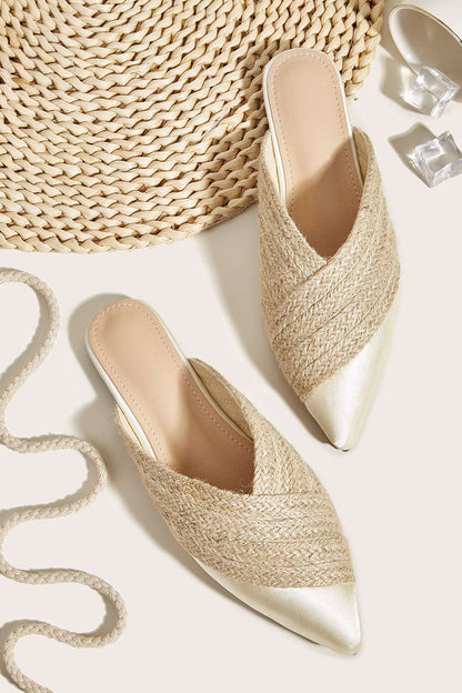 Mules Espadrille Femmes à Pointes - BerlinGlamour