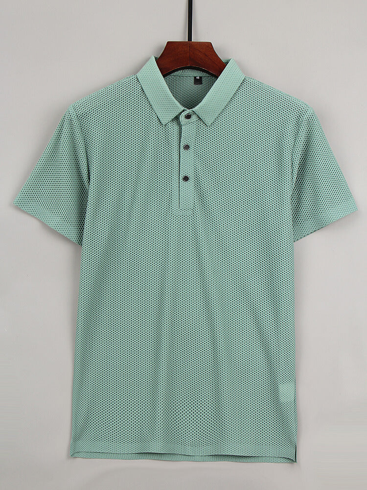 Chemise Polo Homme en Soie Luxe