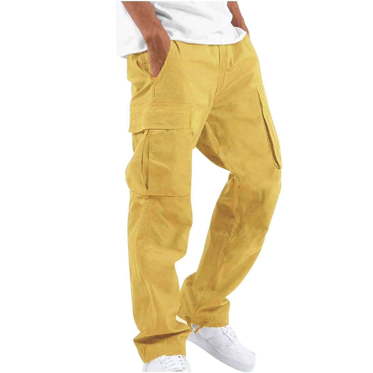 Pantalon Cargo Coton Homme Décontracté