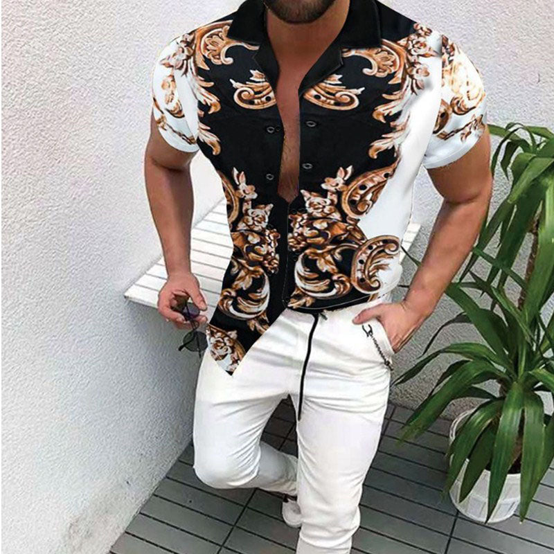Chemise Homme imprimé élégant moderne