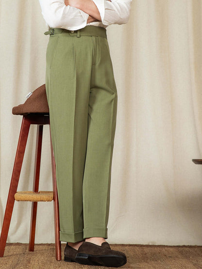 Pantalon Homme Détendu Style Classique