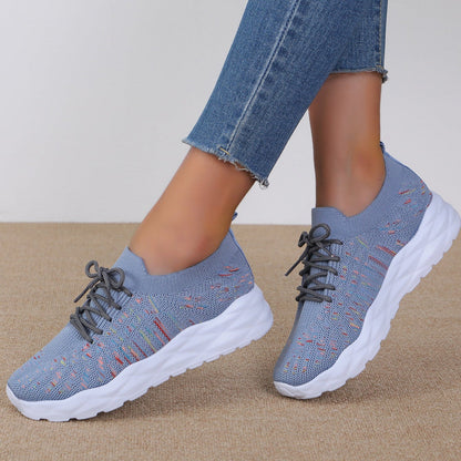 Ballerines Femmes Confortables - Chaussures en Dentelle avec Semelle Flexibles