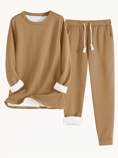 Ensemble Hiver Femme Décontracté Doux