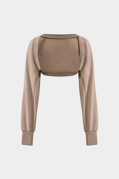 Ensemble Femme Élégant Haut Bandeau et Bolero