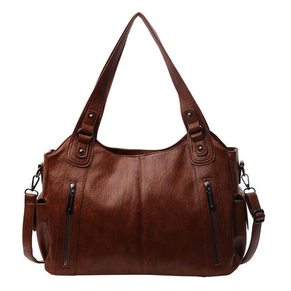 Sac à Main Cuir Femmes avec Poches Intérieures