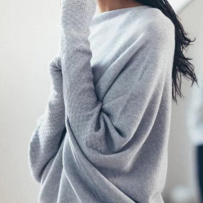 Pull Oversize Col Rond Confortable
