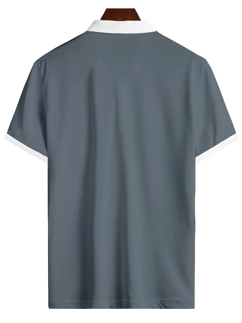 Chemise Golf Homme Ventilée Col en V