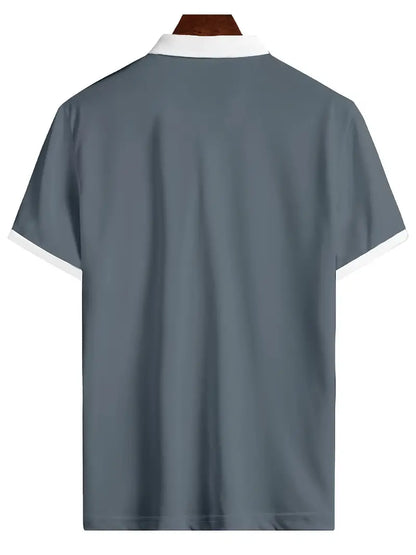Chemise Golf Homme Ventilée Col en V