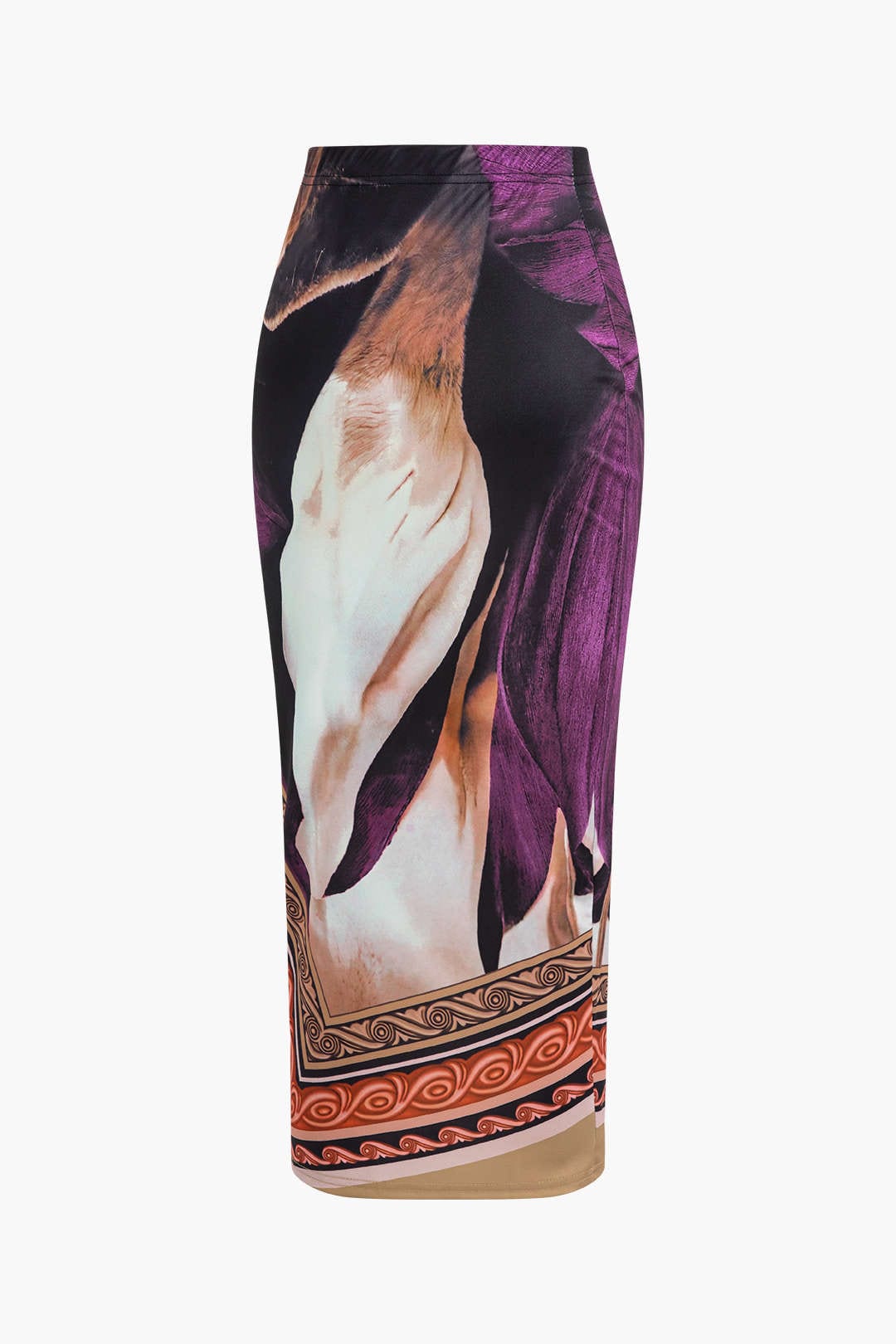 Robe Deux Pièces Blouse Asymétrique et Jupe Pencil Féminine