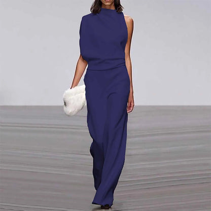 Robe Décontractée Épaule Découverte Chic pour Femme