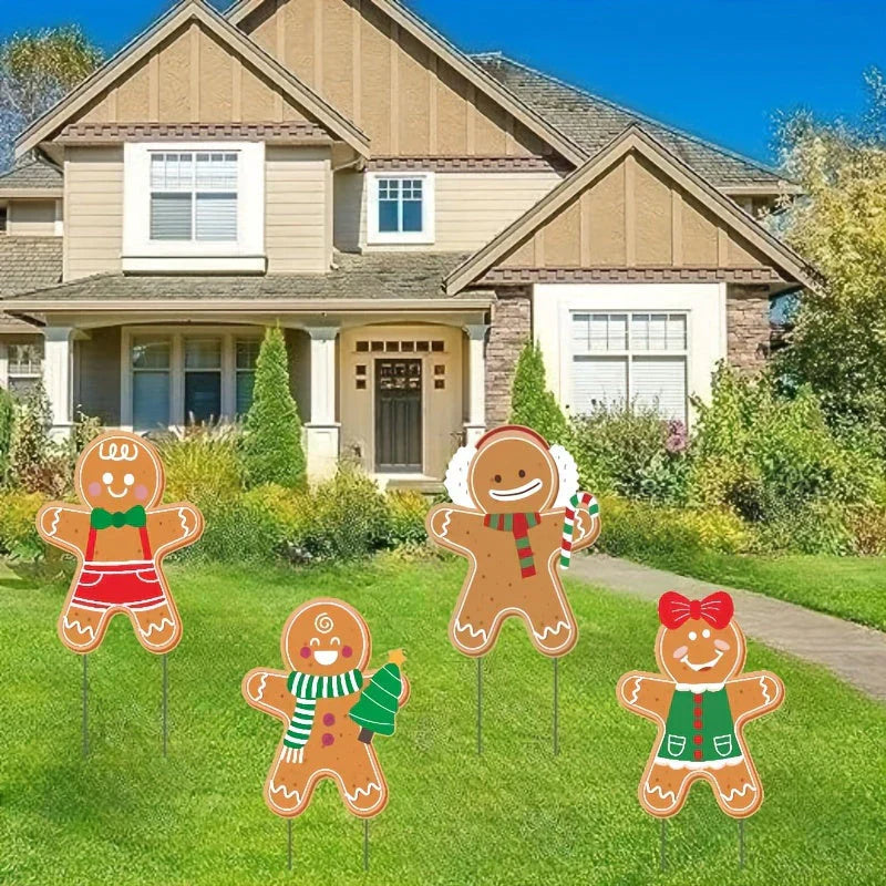 Décorations de Noël en Bois pour Extérieur - PanierRoyale