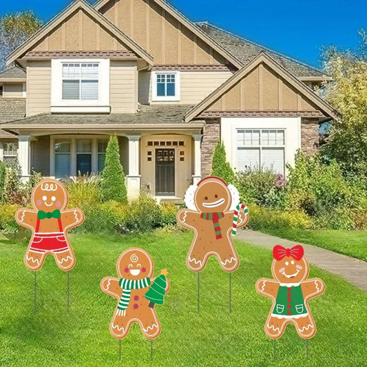 Décorations de Noël en Bois pour Extérieur - PanierRoyale