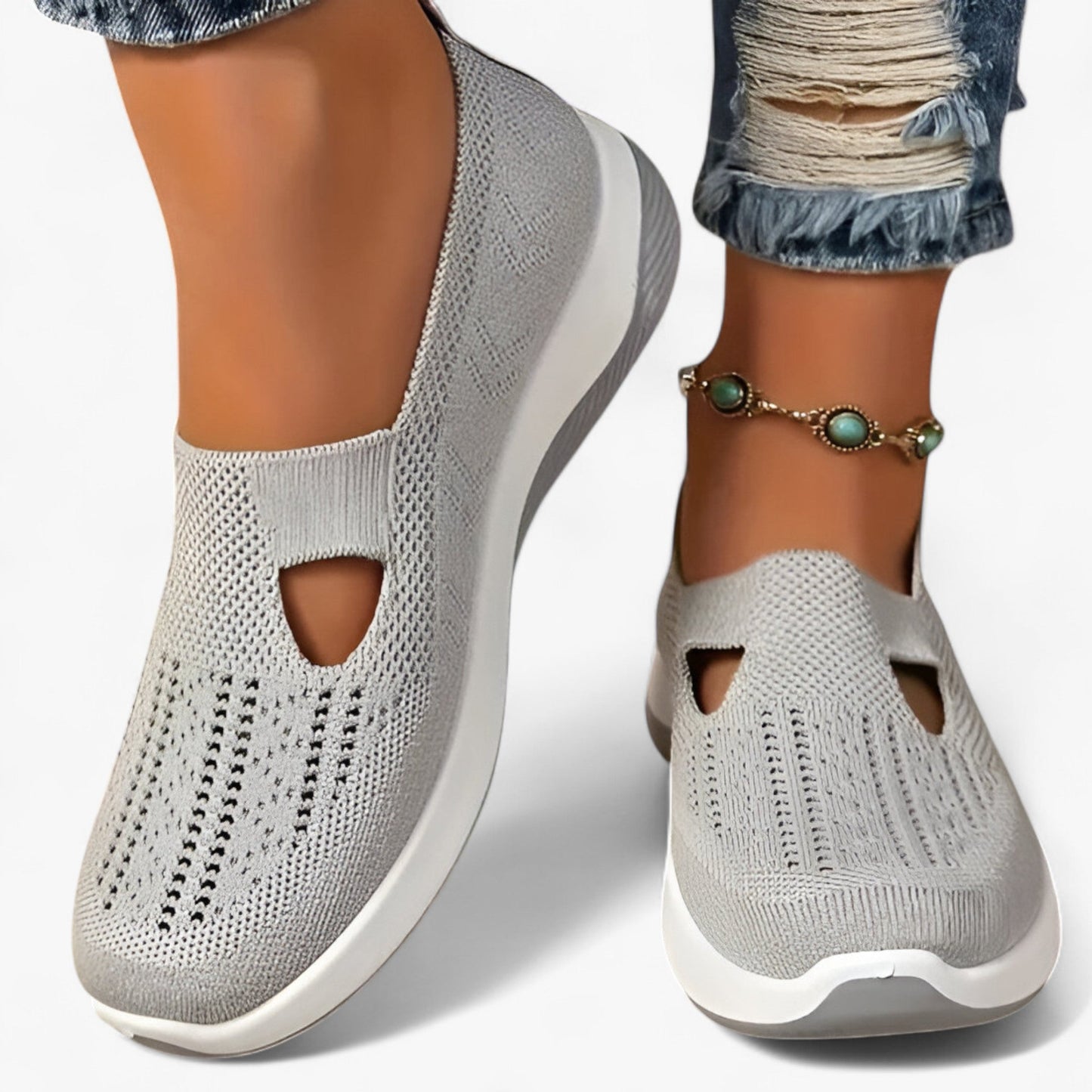Chaussures femme légères et élégantes à talon plat