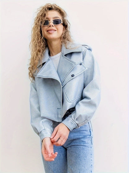 Veste femme courte tendance élégante
